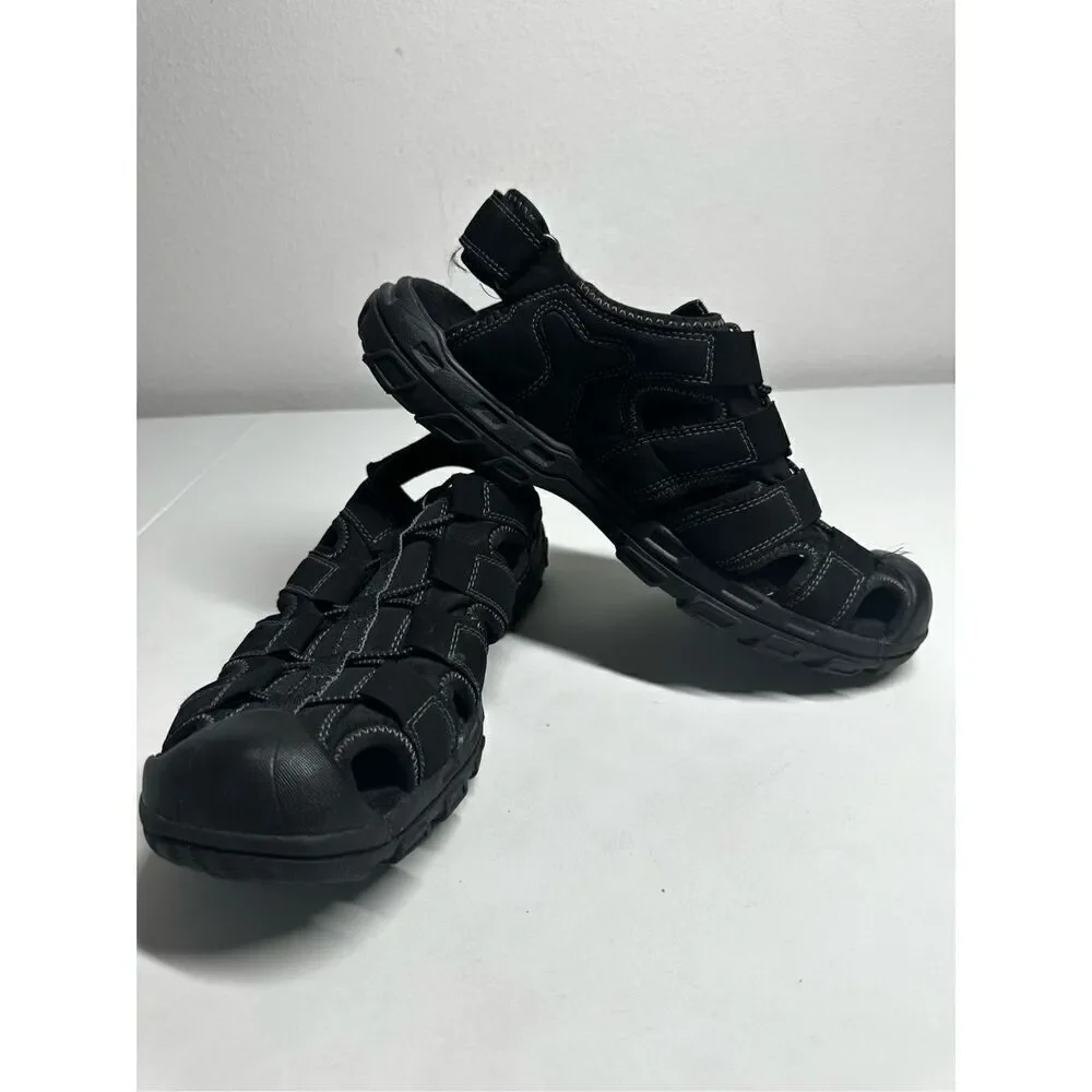 Skechers Selmo Sports Sandals Men's Size 12 Black Memory Foam 64382